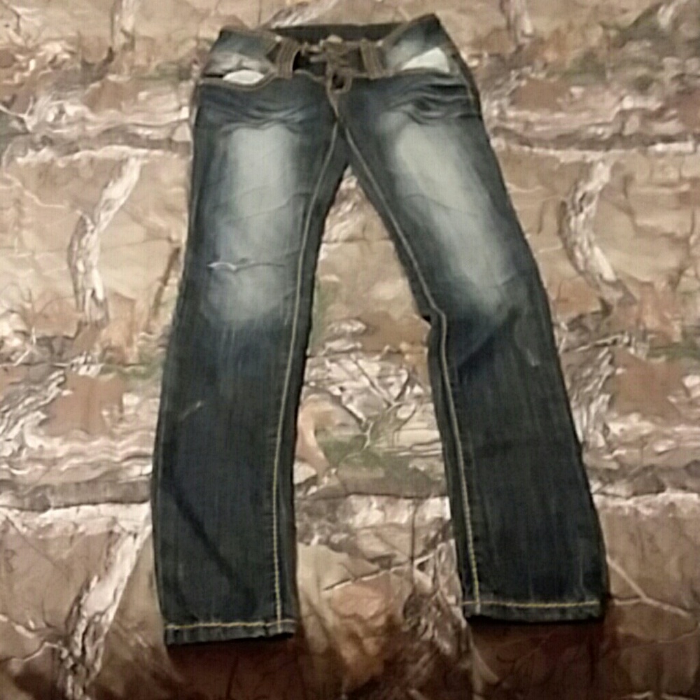 Women's blue jeans
